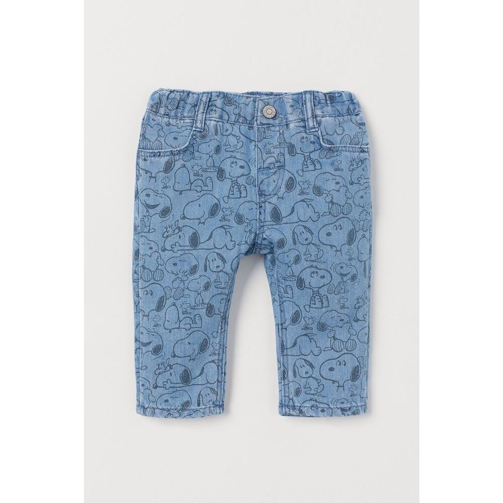 H&M Snoopy Jeans 18 Months New